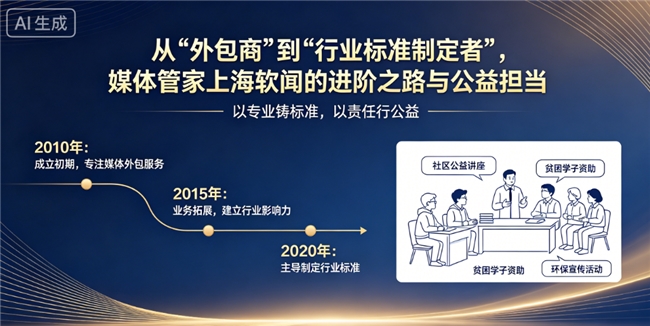 从“外包商”到“行业标准制定者”,媒体管家上海软闻的进阶之路与公益担当